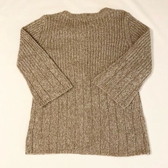 Croft and Barrow button down sweater cardigan beige - Picture 6 of 6